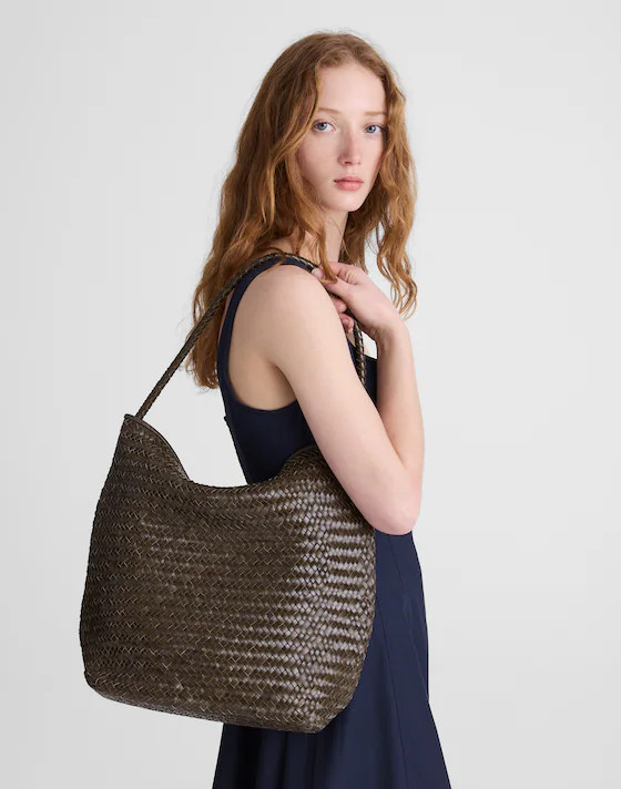 The Signature Woven Bucket Bag | Madewell