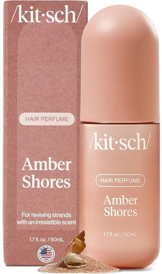 Kitsch Hair Perfume for Women - Amber Shores, 50mL | Clean, Deodorizing & Patented Odor-Eliminati... | Amazon (US)