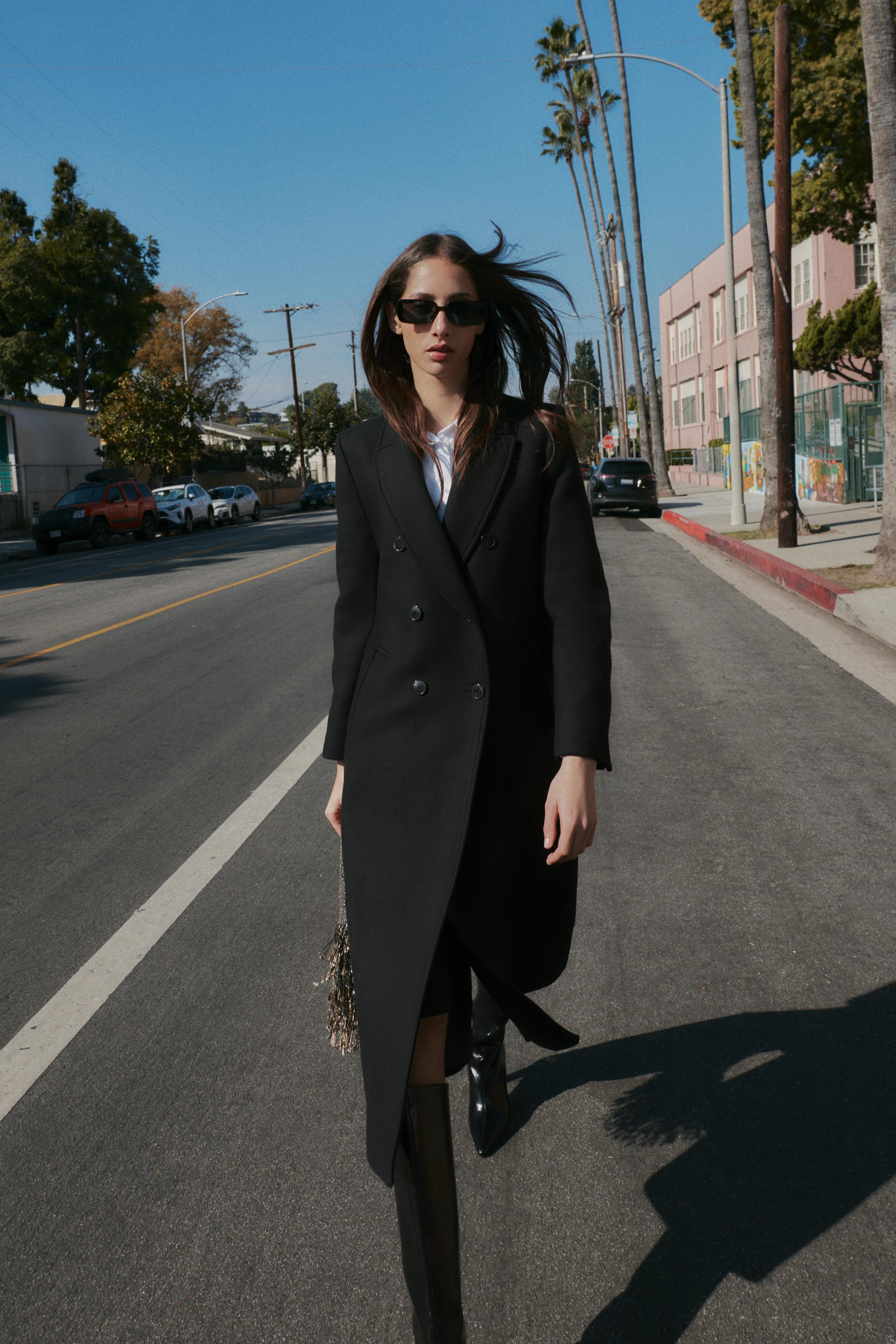 DOUBLE-BREASTED LONG COAT | Zara US