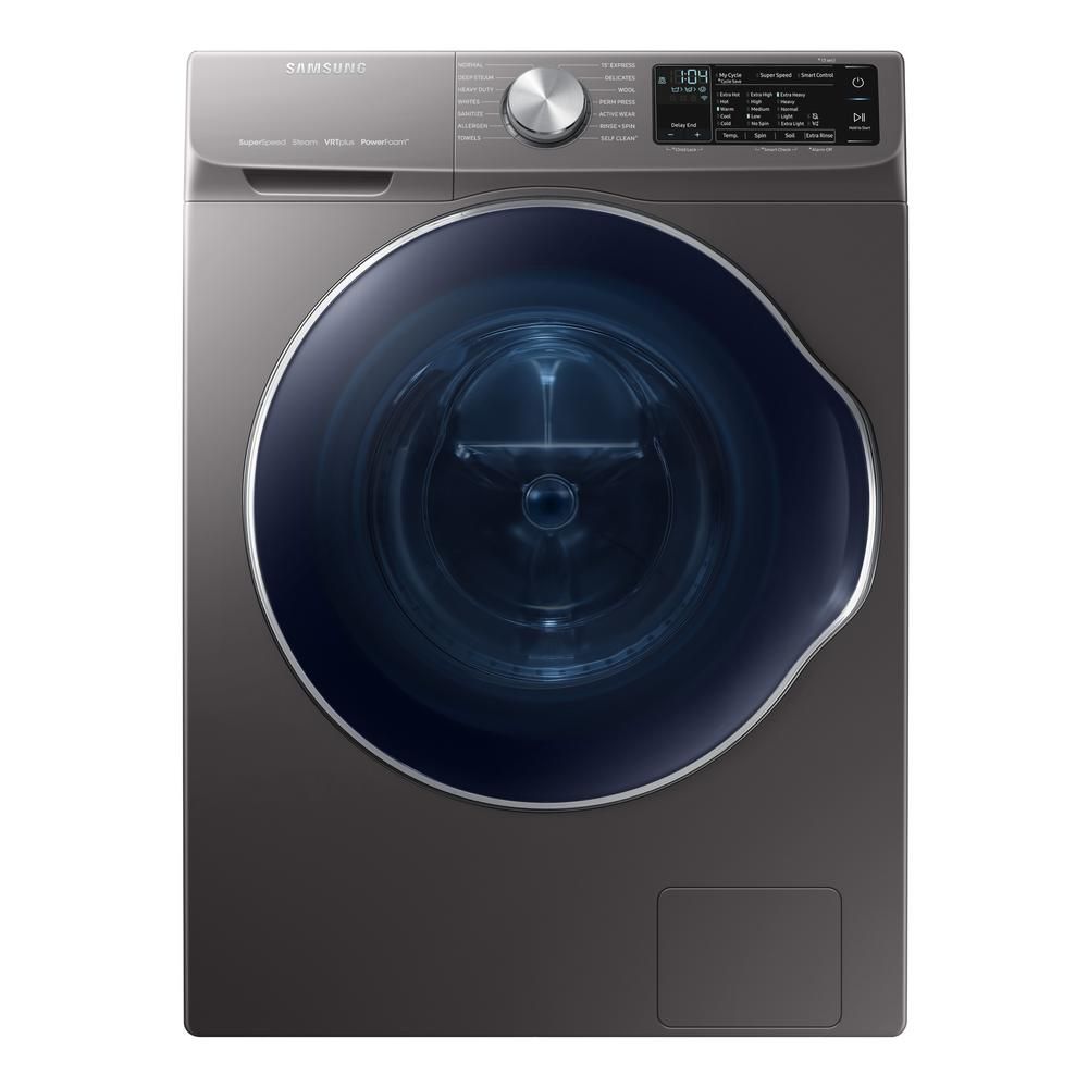 2.2 cu. ft. Capacity Front Load Washer with Steam in Gray, ENERGY STAR | The Home Depot