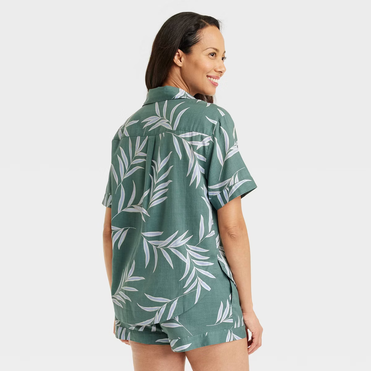 Women's Cotton Blend Button-Up Pajama Top - Stars Above™ | Target