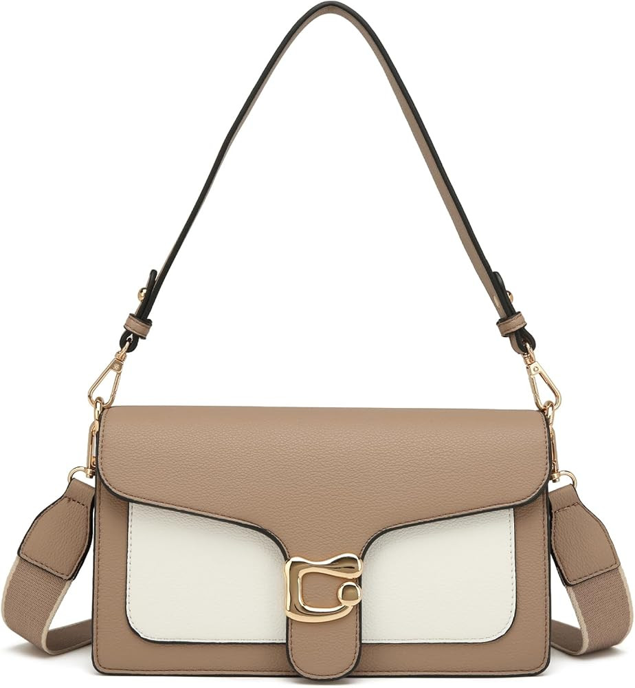 Travistar Crossbody Bags for Women Trendy - Small Cross Body Purse Shoulder Bag Leather Handbags ... | Amazon (US)