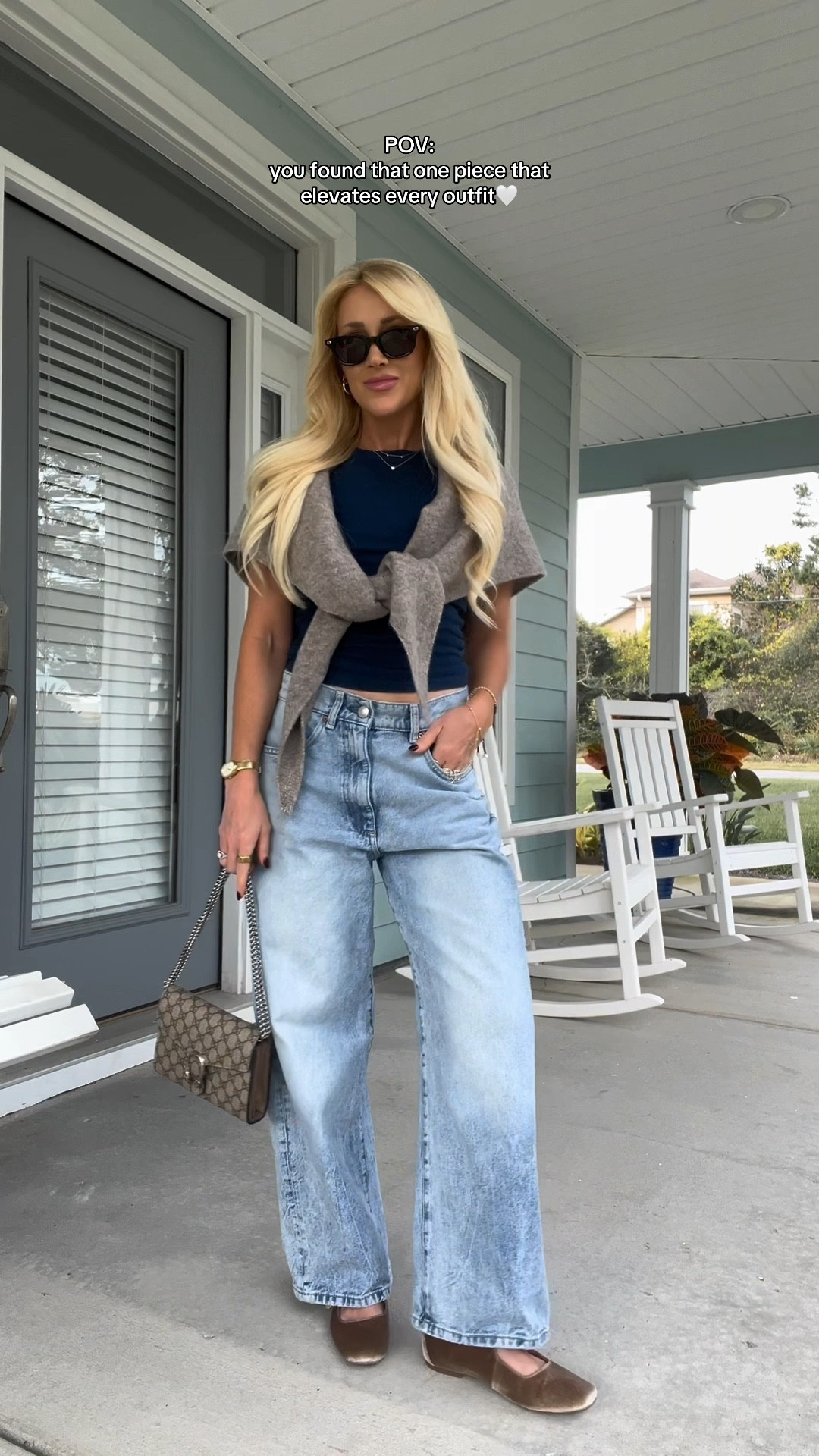 This Amazon wrap has been on repeat🤌🏻 love the taupe color & elevates any look- under $20! Comes lots of colors | shawl | wrap scarf | triangle scarf | 

#LTKootd #LTKFindsUnder50 #LTKPetite