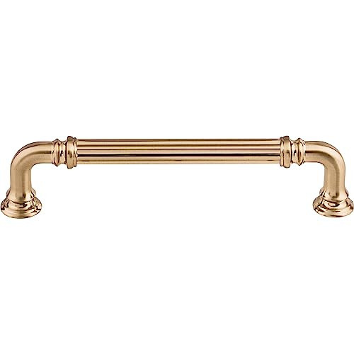 Top Knobs TK323HB Top Knobs TK323 Reeded 5 Inch Center to Center Handle Cabinet Pull from The Chareau Collection, Honey Bronze | Amazon (US)