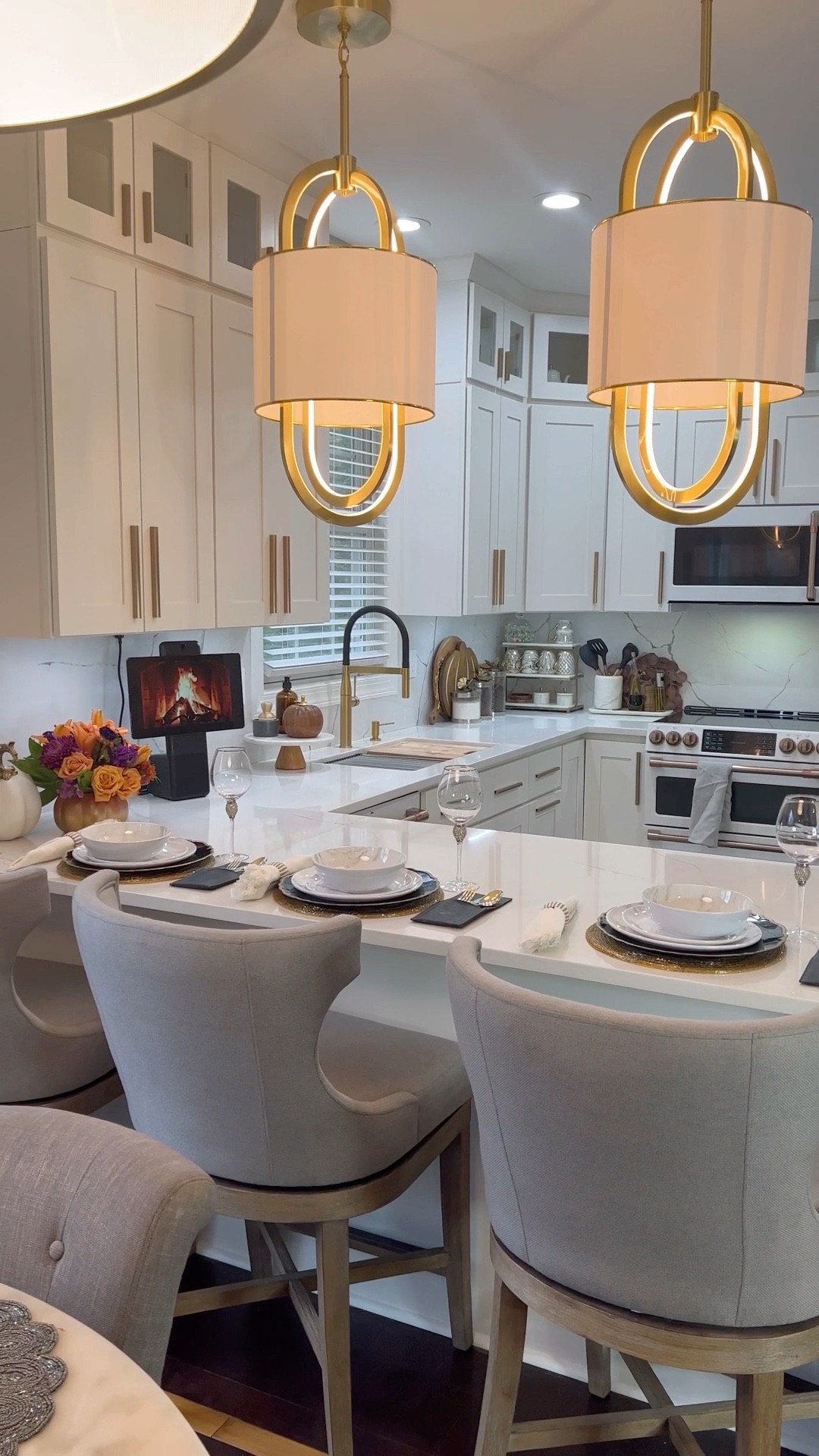 Portable tablet with stand perfect for holiday Christmas gift and kitchen bar stools #kitchen #wayfair #amazonhome 

#LTKhome #LTKHoliday #LTKSeasonal