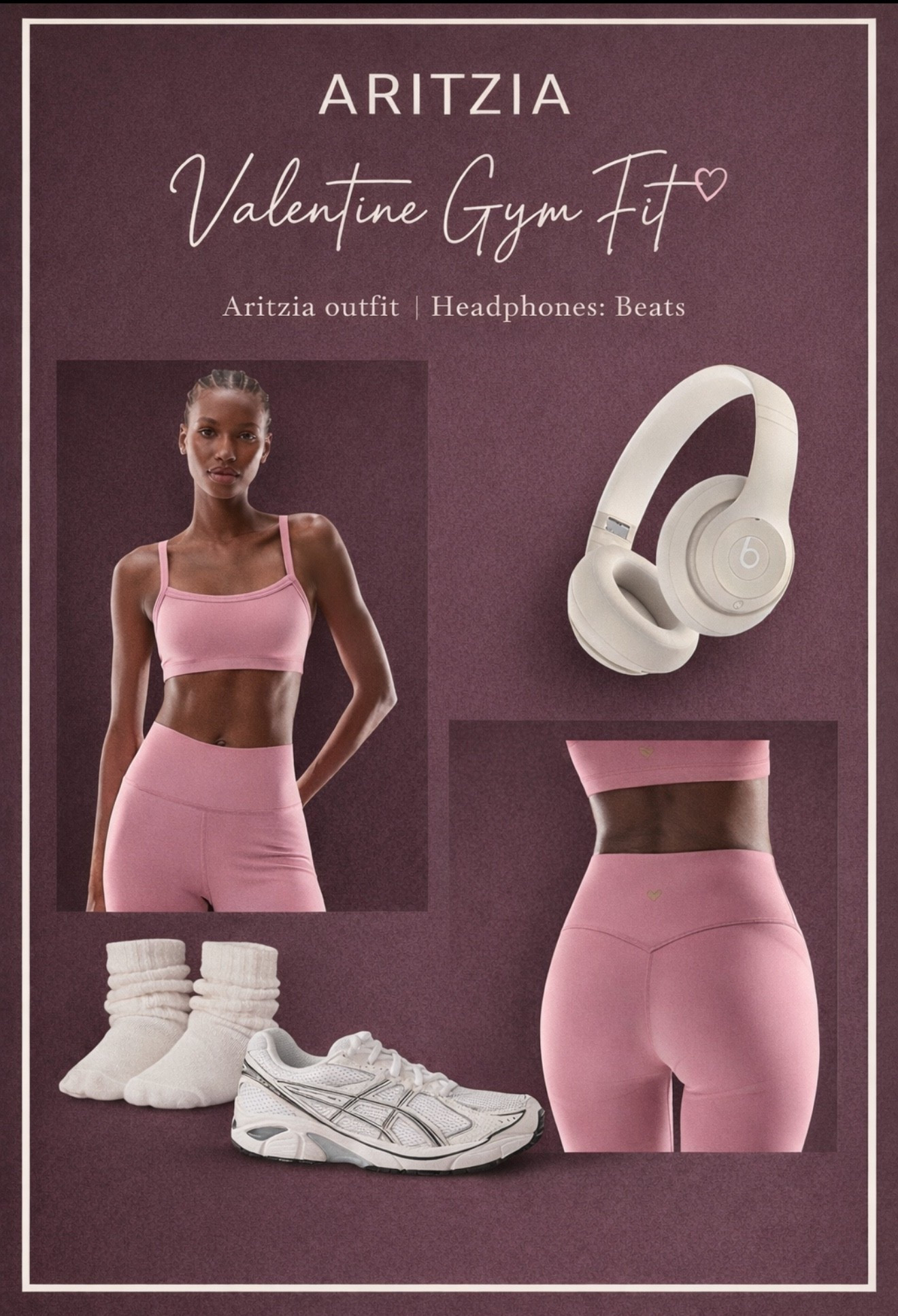 Effortless Aritzia Valentine vibe. Obsessed  with this shade . Linked below 

#LTKfitness #LTKcanada #LTKpetite