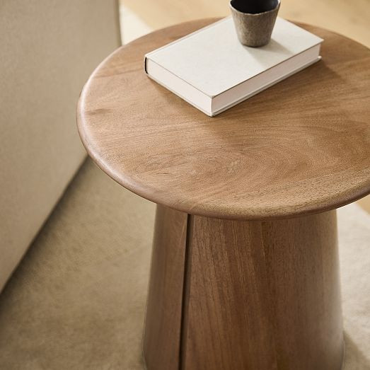 Anton Solid Wood Round Side Table (20") | West Elm (US)