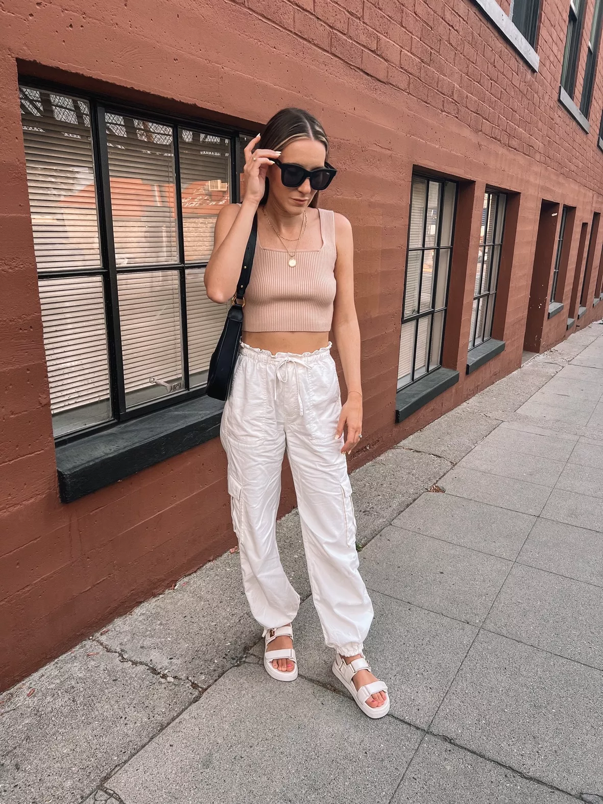 White Cargo Pants curated on LTK