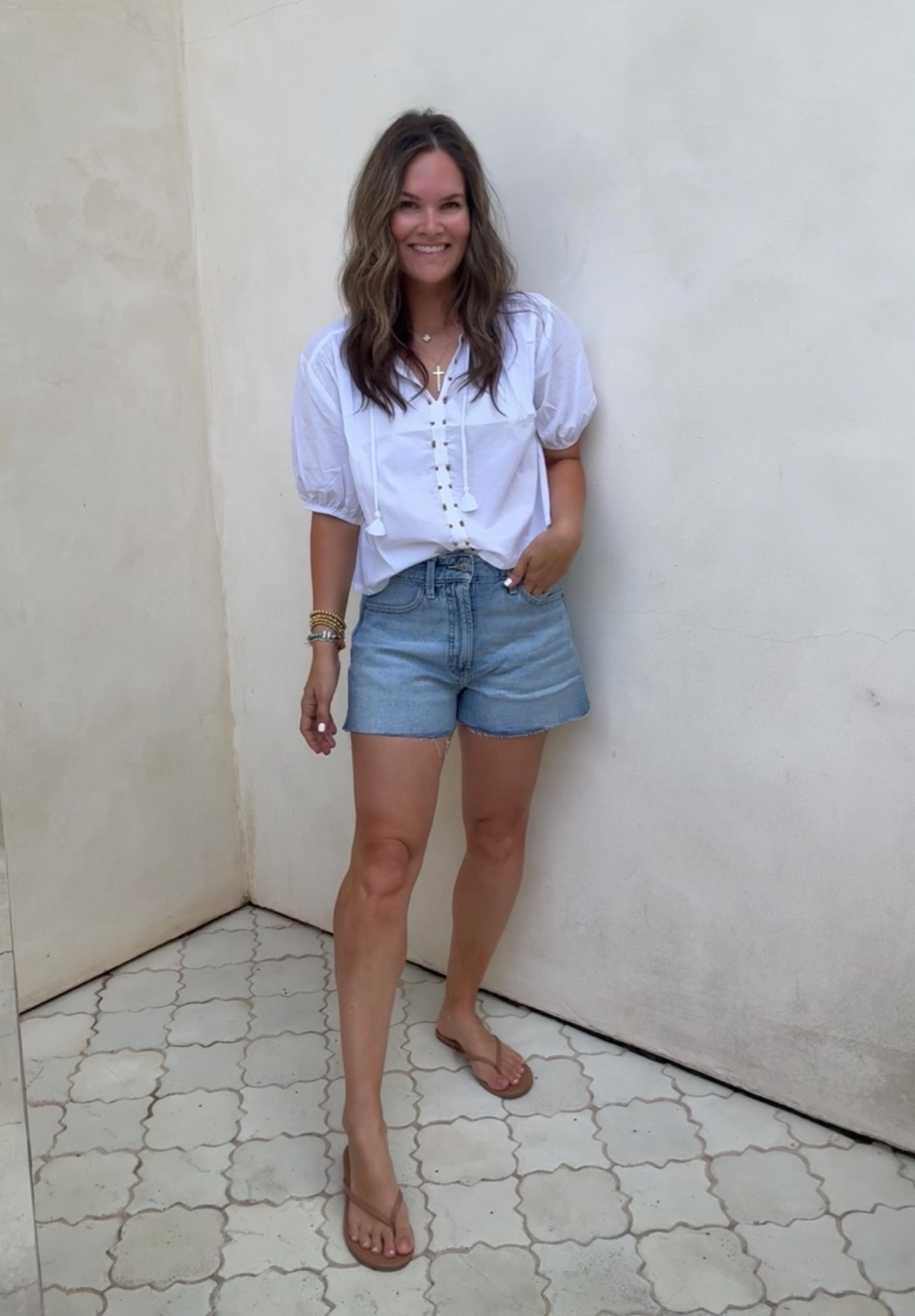Today is the last day this look is 50% off! I love the details on this top. Also, make sure you go up a size in the shorts!

#LTKSaleAlert #LTKootd #LTKmomlife
