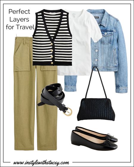 Looking for a travel outfit or just a comfy everyday look for all this unpredictable weather? You need layers! JCrew has a site wide spring sale in progress with pieces up to 40% off! 

#LTKSeasonal #LTKsalealert #LTKstyletip