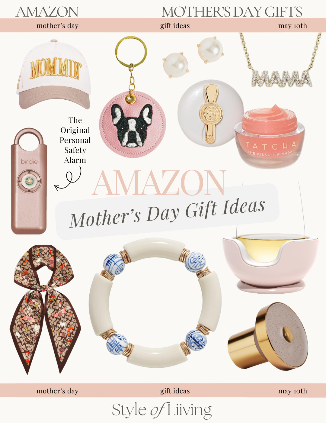 Mother's Day gift ideas from Amazon! Beauty products, jewelry, fashion accessories, wine holder, shower filter for better skin and hair, keychains, personal safety alarm, and more! #mothersday #giftsforher #amazonfinds #founditonamazon  

 #LTKMothersDay #LTKHome #LTKBeauty