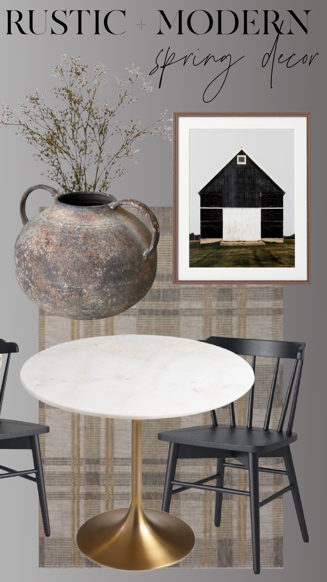 Anyone else craving a little spring refresh at home?

One of my favorite ways to update a space this time of year is by layering rustic textures with clean modern pieces. Think warm pottery, simple black chairs, marble surfaces, and neutral art that keeps everything feeling calm and timeless.

This look is proof you don’t need a full room makeover to make a space feel new again. A few well-chosen pieces can completely change the vibe.

I linked similar items so you can recreate this rustic modern spring decor look in your own home.

Save this for your next decor refresh and send it to someone who loves neutral cozy spaces.

#LTKHome #LTKSaleAlert