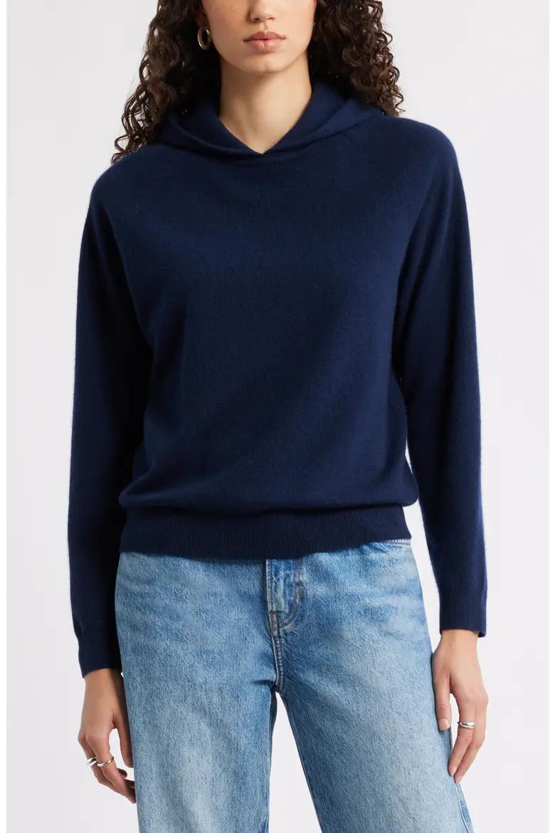 Cashmere Sweater Hoodie (Women) | Nordstrom | Nordstrom