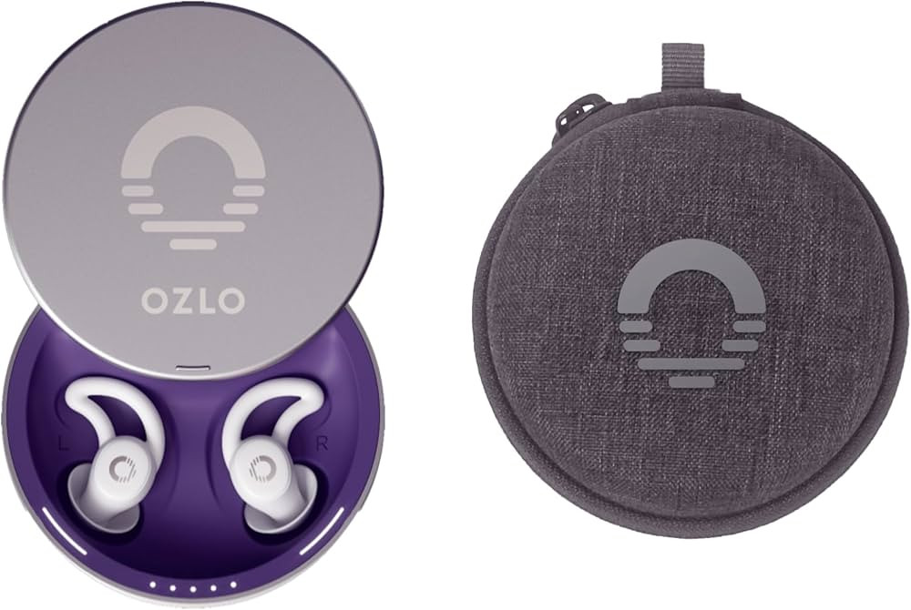 Ozlo Sleepbuds and Travel Case Bundle | Advanced Noise-Masking Sleep Earbuds - Comfortable Side S... | Amazon (US)