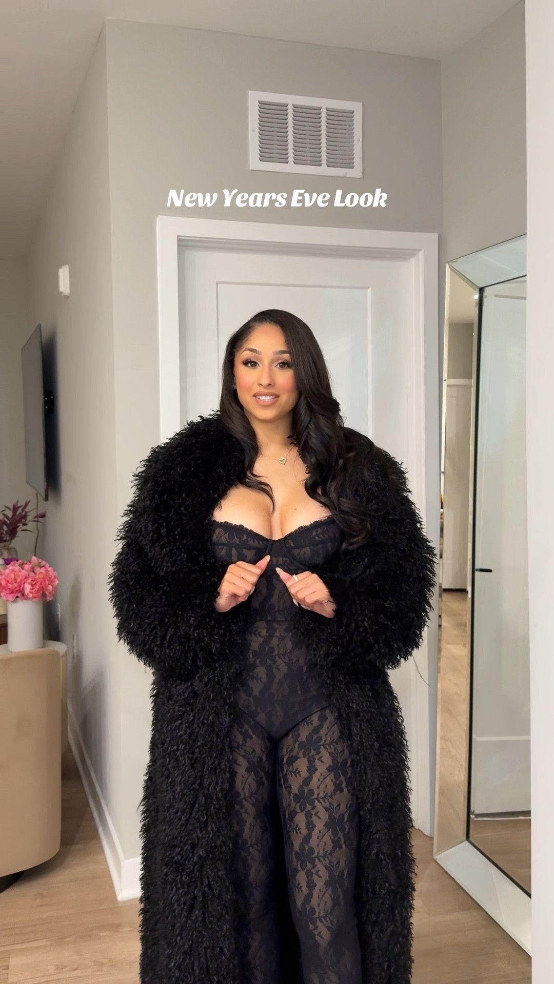 Wearing an XS in coat and jumpsuit 

#LTKSaleAlert #LTKBeauty #LTKPetite