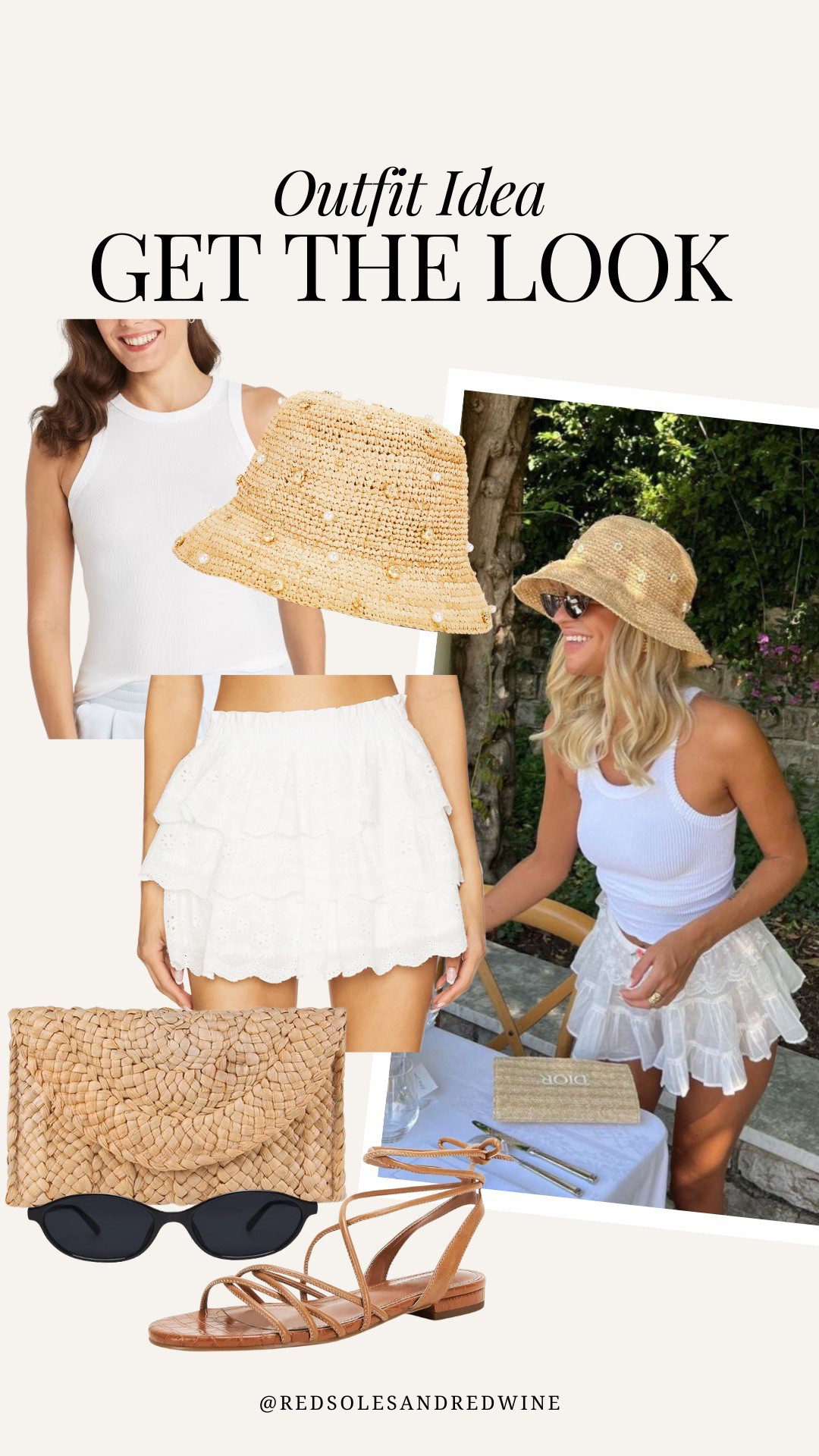 Pinterest inspired outfit idea! Summer outfit, straw hat, straw clutch, Amazon finds, Amazon outfit 

#LTKFindsUnder100 #LTKStyleTip