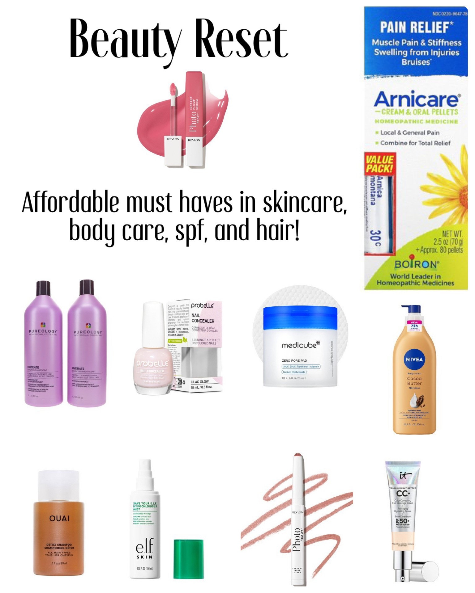 Must haves picks across skincare, body care, hair, and SPF AFFORDABLE favorites 
@Target #ad

#LTKOver40 #LTKselfcare #LTKBeauty