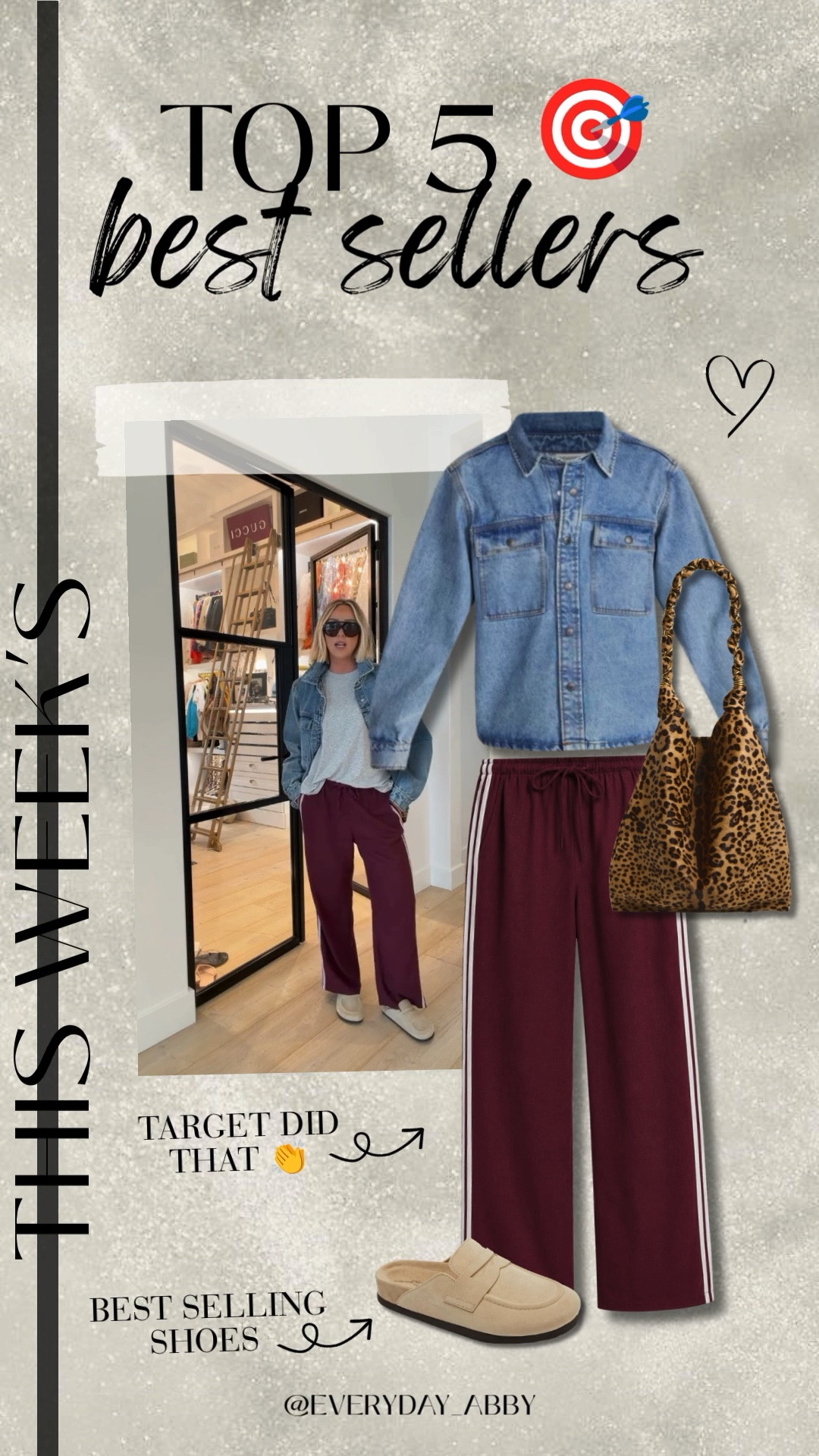 Target track pants + a Walmart denim shirt… yes please ❣️ Took a small in the denim for the perfect fit!

#LTKootd #LTKSeasonal #LTKgrwm
