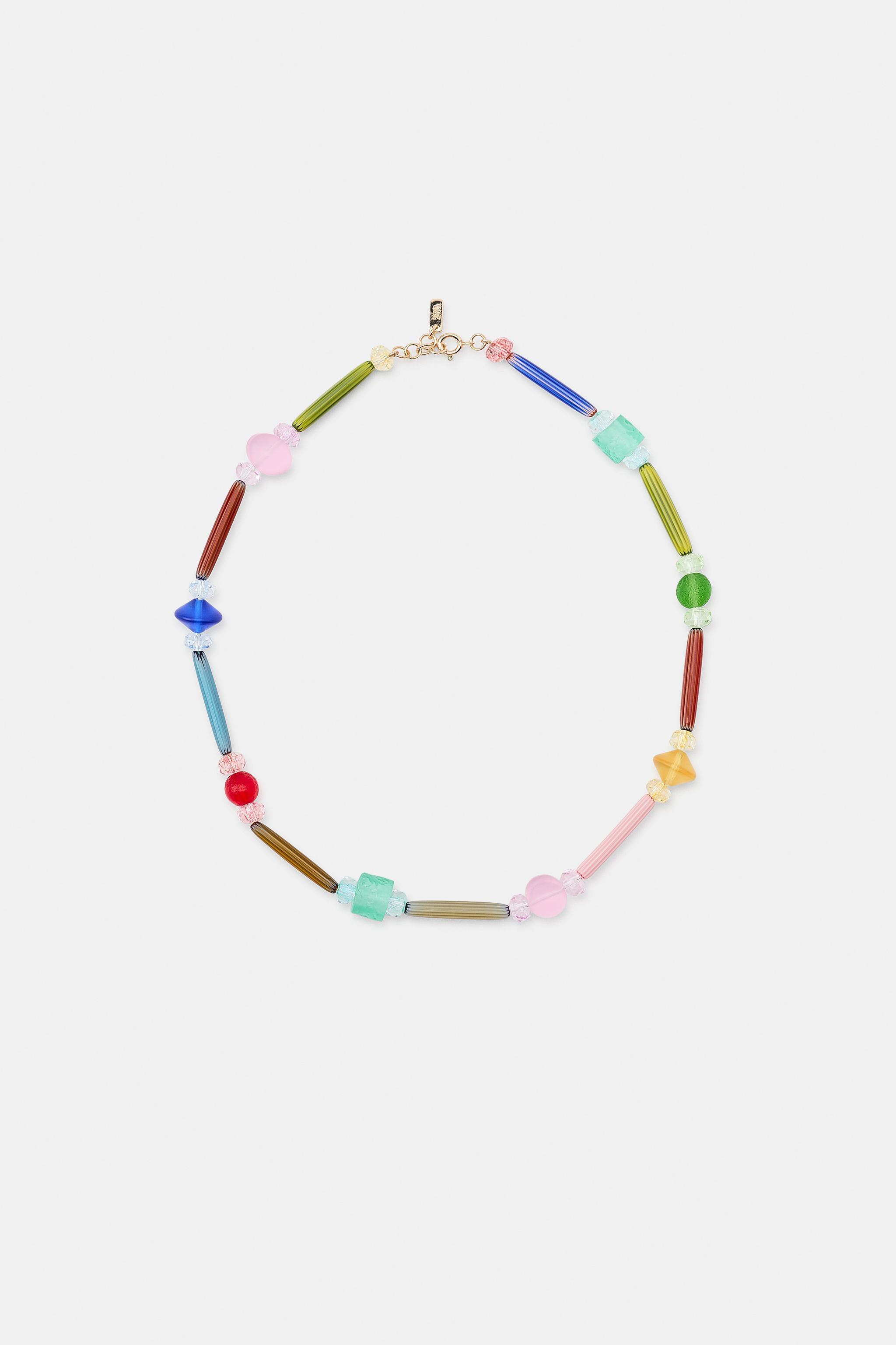COMBINED RESIN PIECES NECKLACE | Zara US