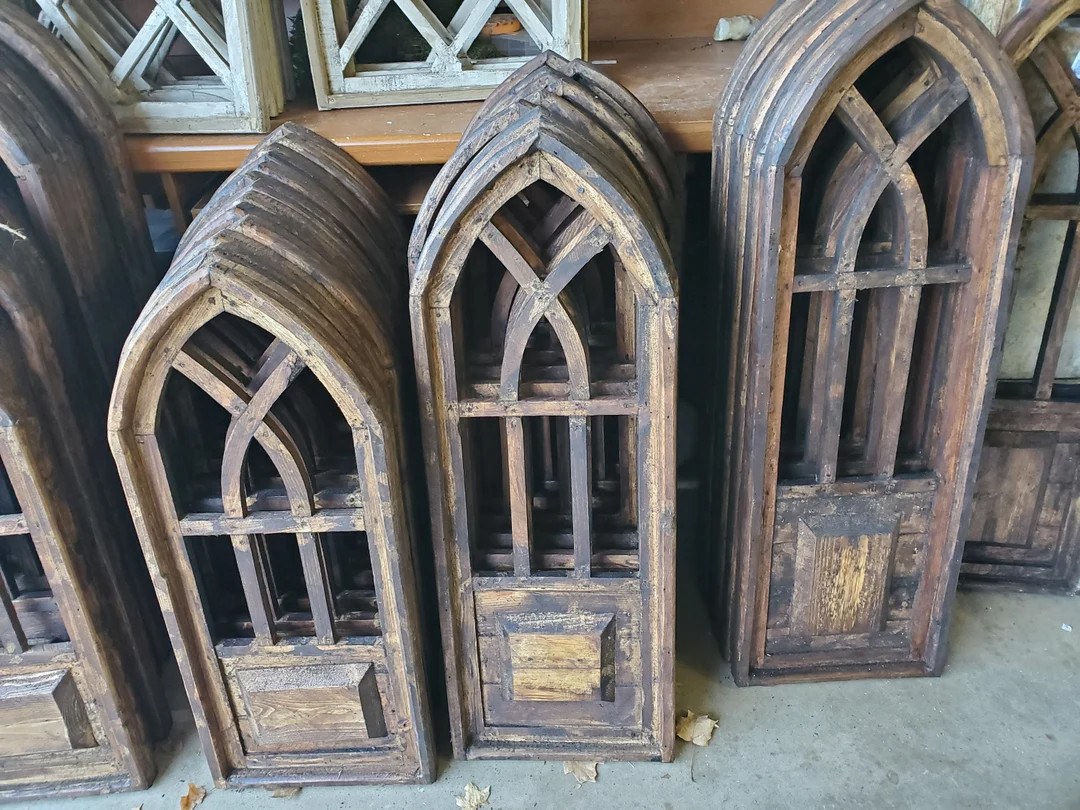 Dark Brown Rustic Arch - Etsy | Etsy (US)