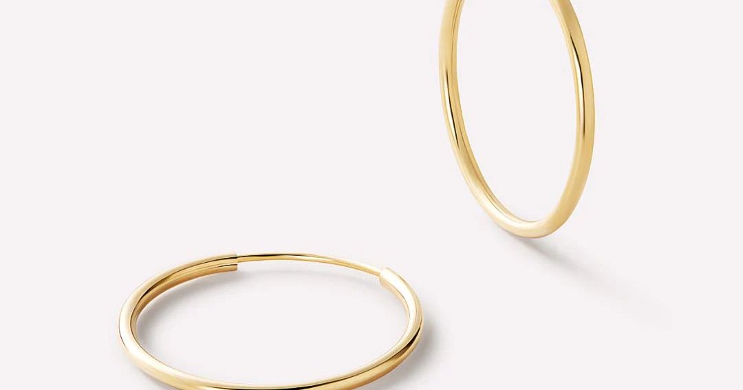 Small Gold Hoop Earrings | Ana Luisa