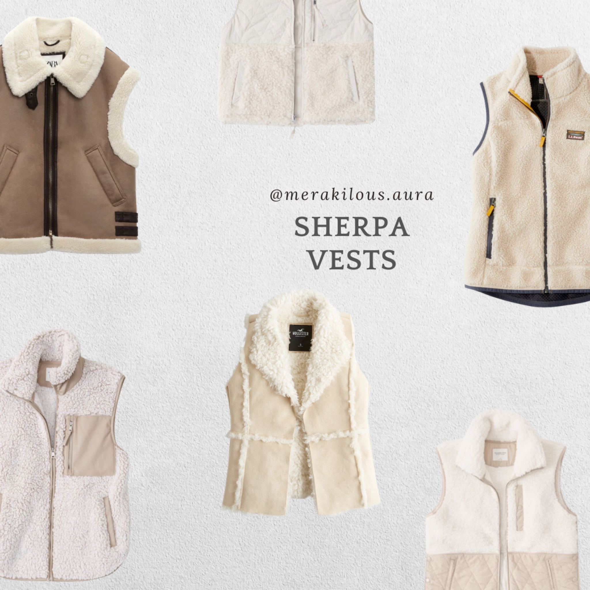Enjoy the nip in the air with Sherpa vest at 15% off at Abercrombie/ Jcrew/ Zara/ Hollister & L.L. Bean 

#LTKsalealert #LTKSale #LTKSeasonal