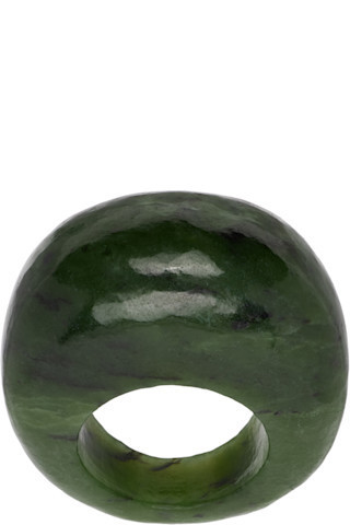 Jade Donut Ring | SSENSE