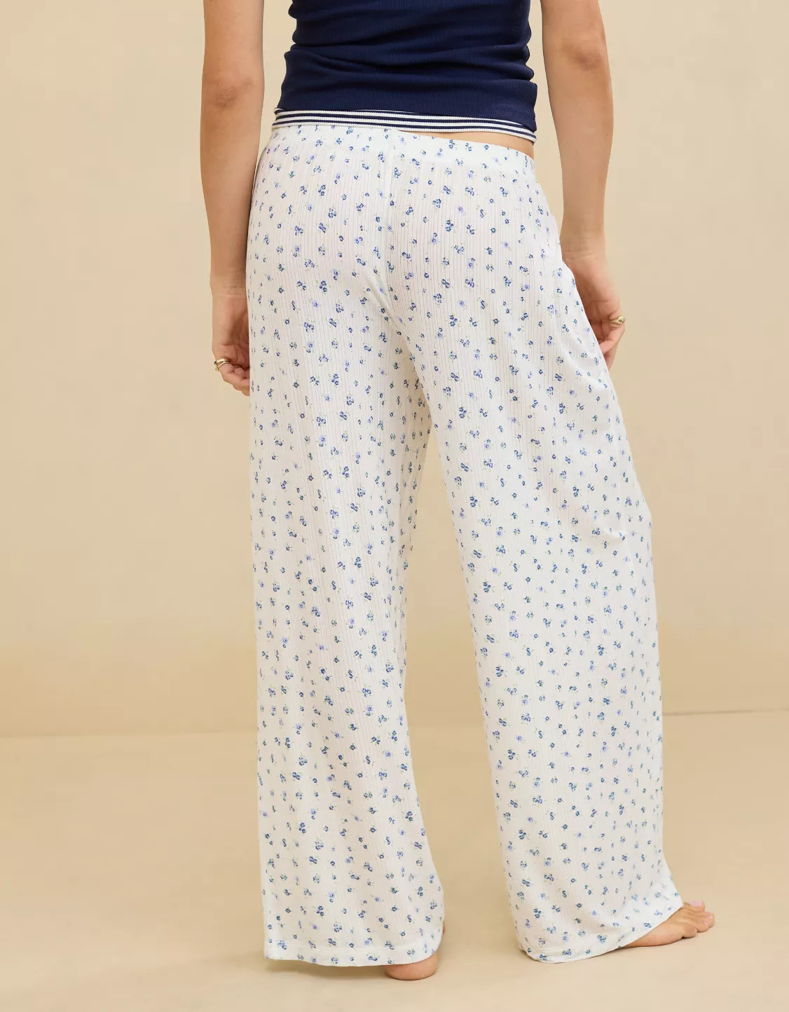 Aerie Superchill® Modal Rib Trouser PJ | American Eagle Outfitters (US & CA)