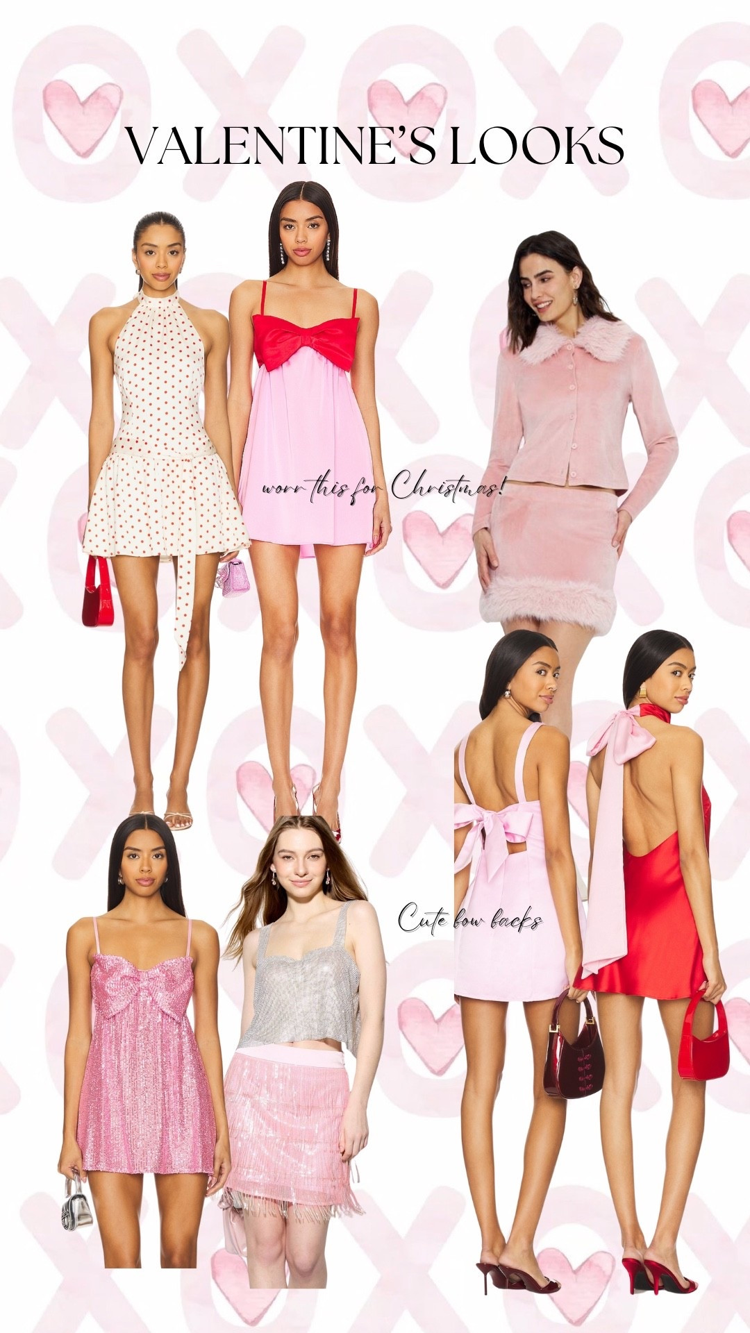 Sharing my favorite valentines looks! These are perfect for a Valentine’s Date night or to wear to a fun galentines event 🫶 so much fun with all these cute dresses 