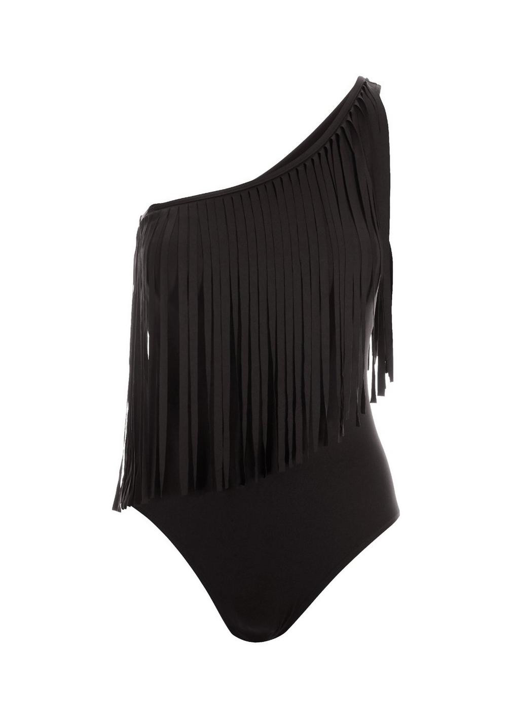One-Shoulder Fringe One-Piece Swimsuit | Boston Proper