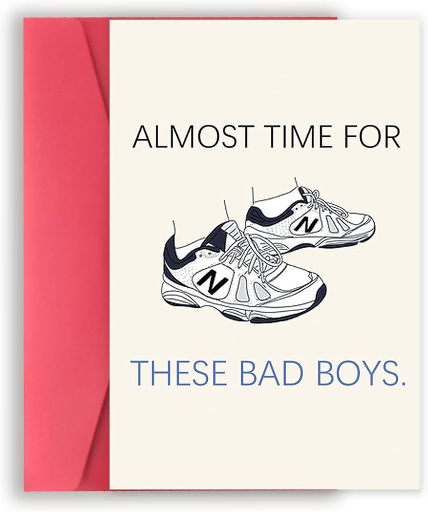 Funny Father's Day Card for Husband, New Dad Gifts from Wife, First Time Dad Gifts Hilarious Shoe... | Amazon (US)