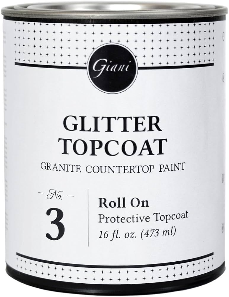 Giani Granite Paint Glitter Top Coat Step 3 | Amazon (US)