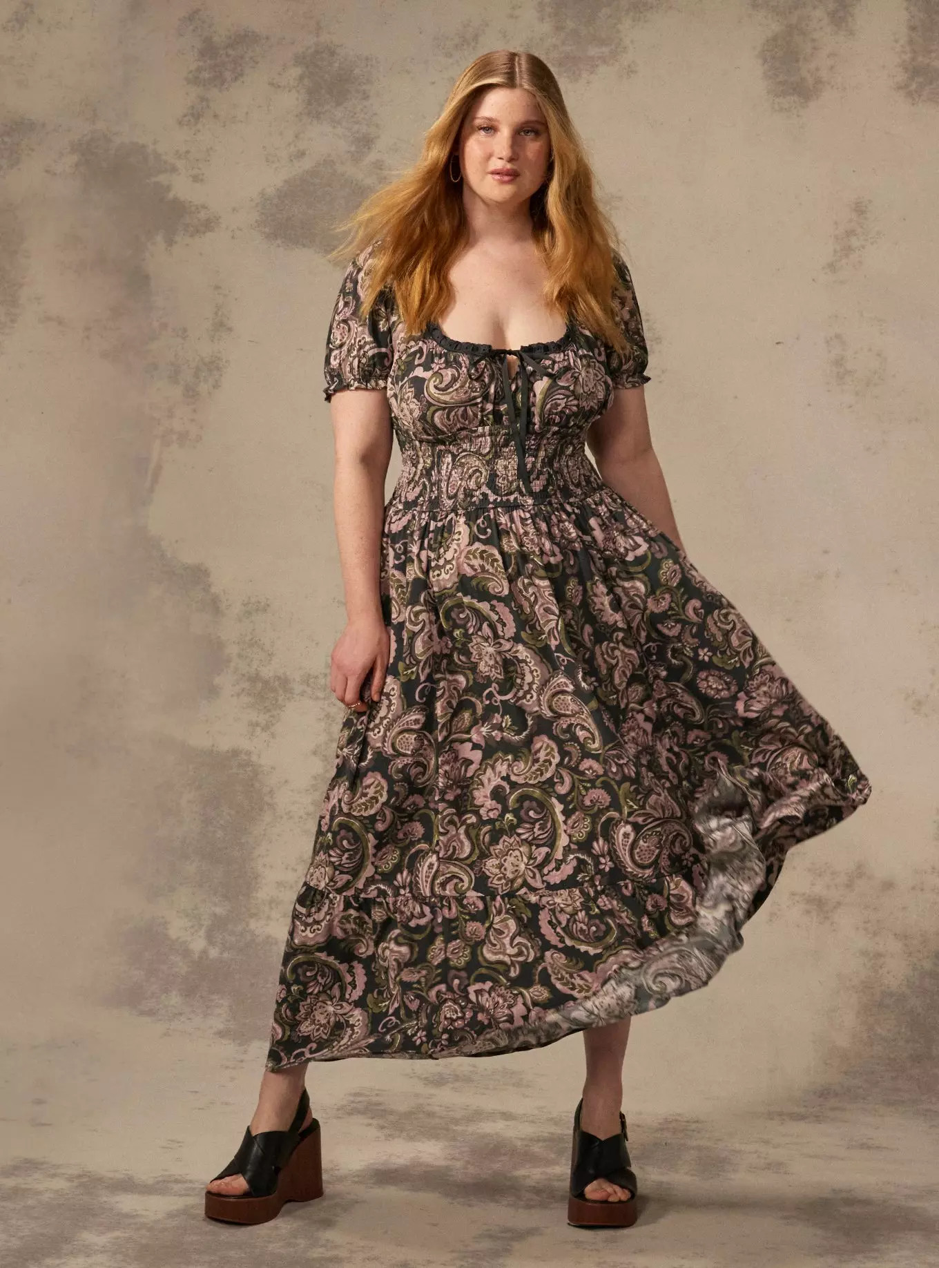 Festi Puff Sleeve Maxi Dress | Torrid (US & Canada)