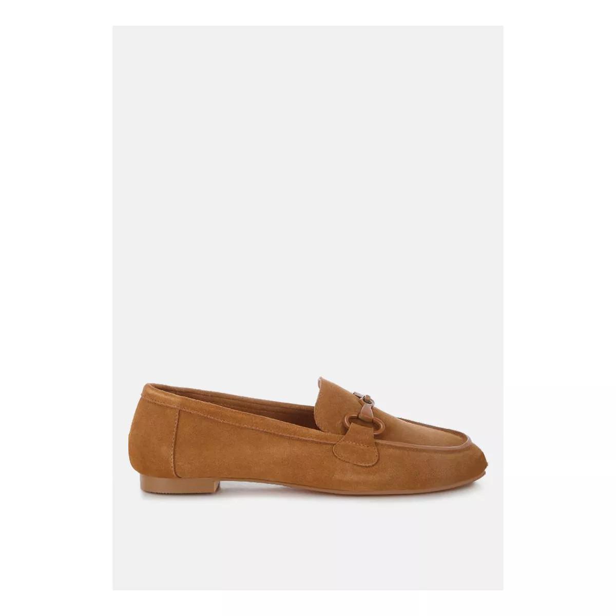 Awen Monochromatic Horsebit Real Suede Loafers Women | Target