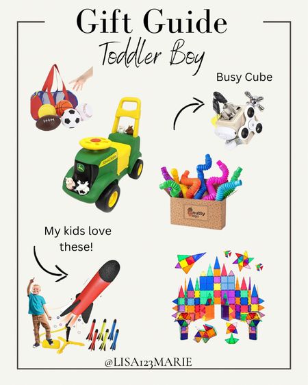 Gift guide: toddler boy! Gifts for toddlers. Gifts for boys. Christmas gifts for toddlers. Christmas gifts for kids. 

#LTKkids #LTKCyberweek #LTKGiftGuide