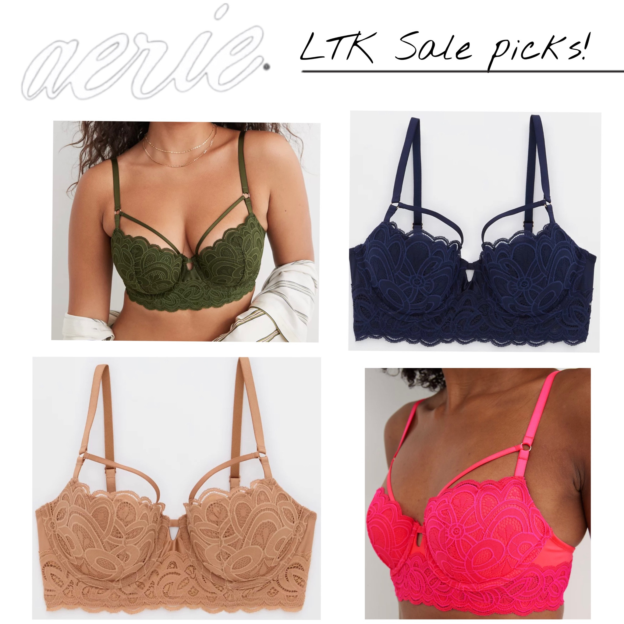 Aerie bra with the perfect flattering design! Which is your favorite? Follow me on Instagram @jan_ise & let me know! Thanks for being here!❤️❤️
.
.
Aerie bra
Aerie Sale

#LTKsalealert #LTKSeasonal #LTKSale