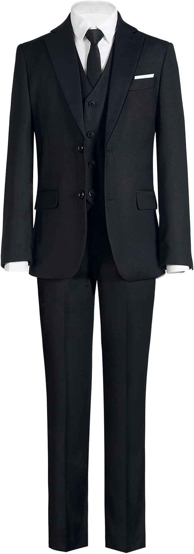 Marvelous World Boys' Formal Slim Fit Suit Set, Adjustable Waist | Amazon (US)