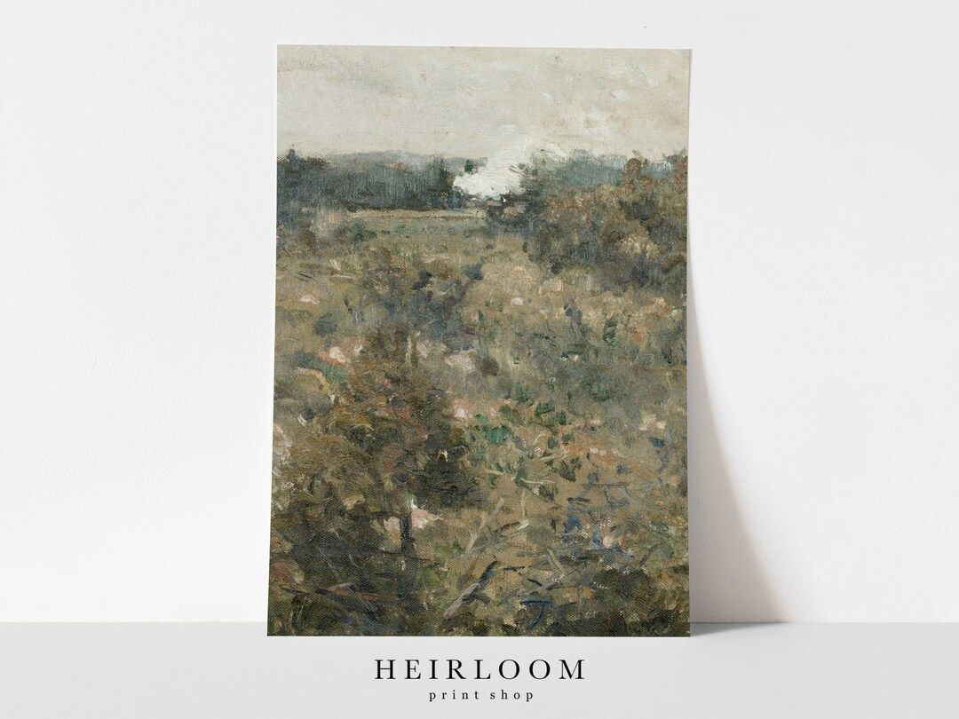Vintage Field Art  Country Painting  SHIPPED PRINTS  - Etsy | Etsy (US)