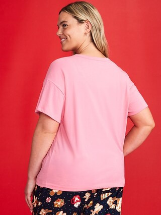 Old Navy x Disney Minnie Mouse Holiday-Graphic T-Shirt for Women | Old Navy (US)