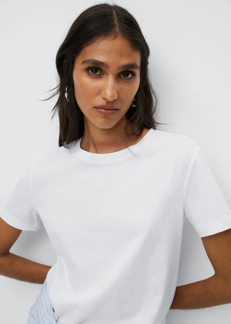 100% cotton t-shirt -  Women | Mango USA | MANGO (US)
