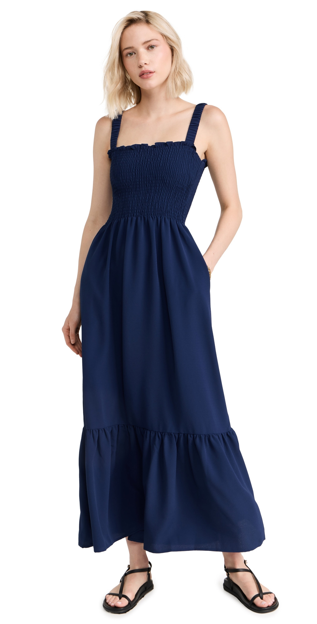 Hill House Home The Anjuli Nap Dress Navy L | Shopbop