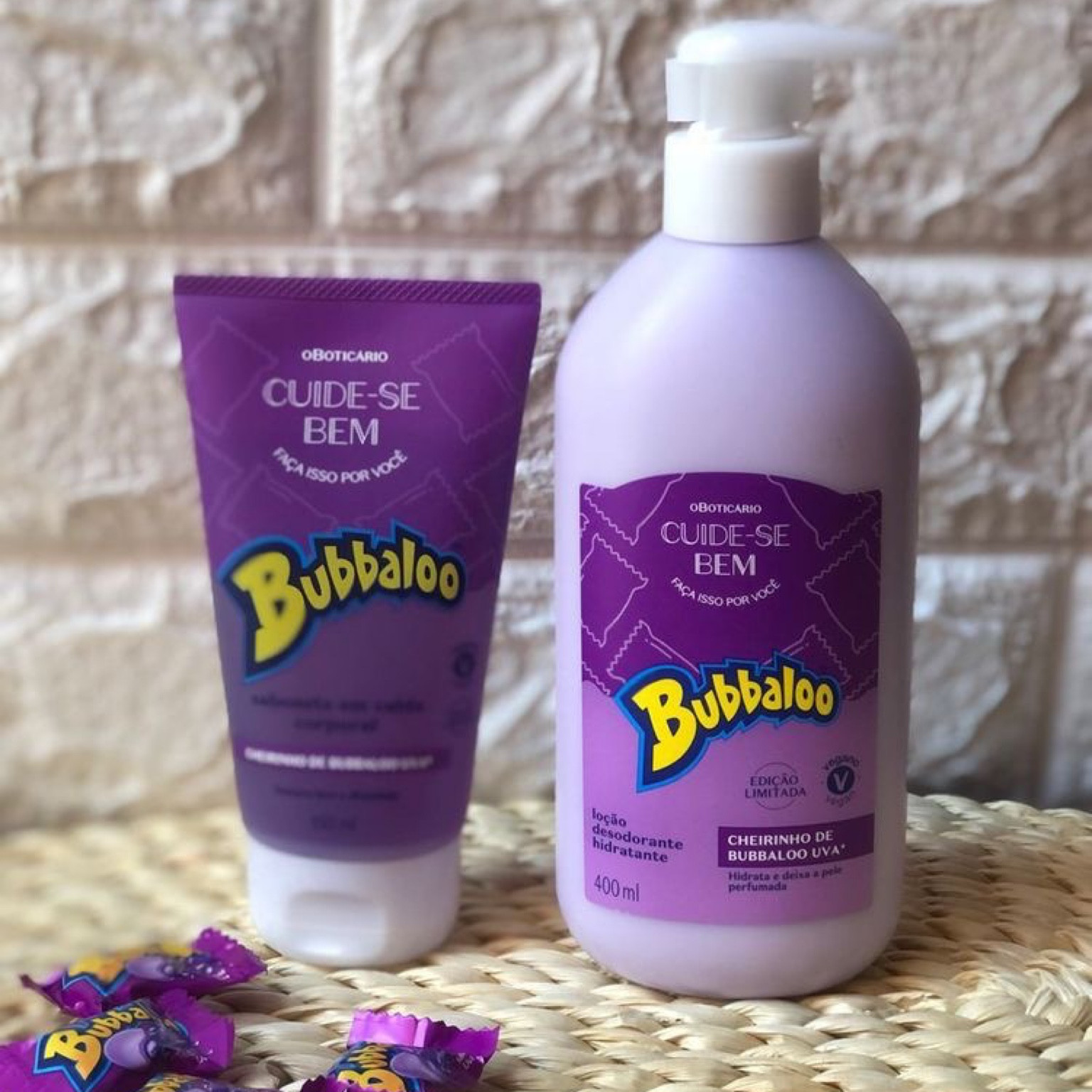 Sabonete líquido em calda e hidratante sabor Bubbaloo de uva 💜

#LTKbeauty
