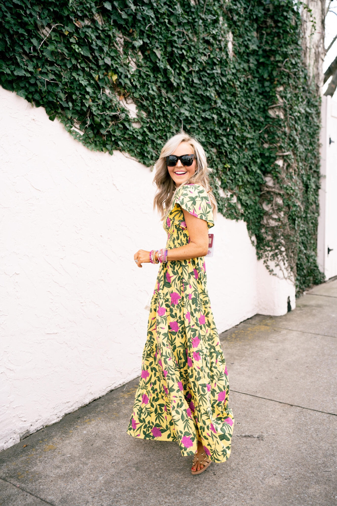 a little drama, a lot of florals!! this all new Beyond by Vera dress will take their breath away!! wearing XS/runs TTS | 

#LTKover40 #LTKstyletip #LTKSeasonal