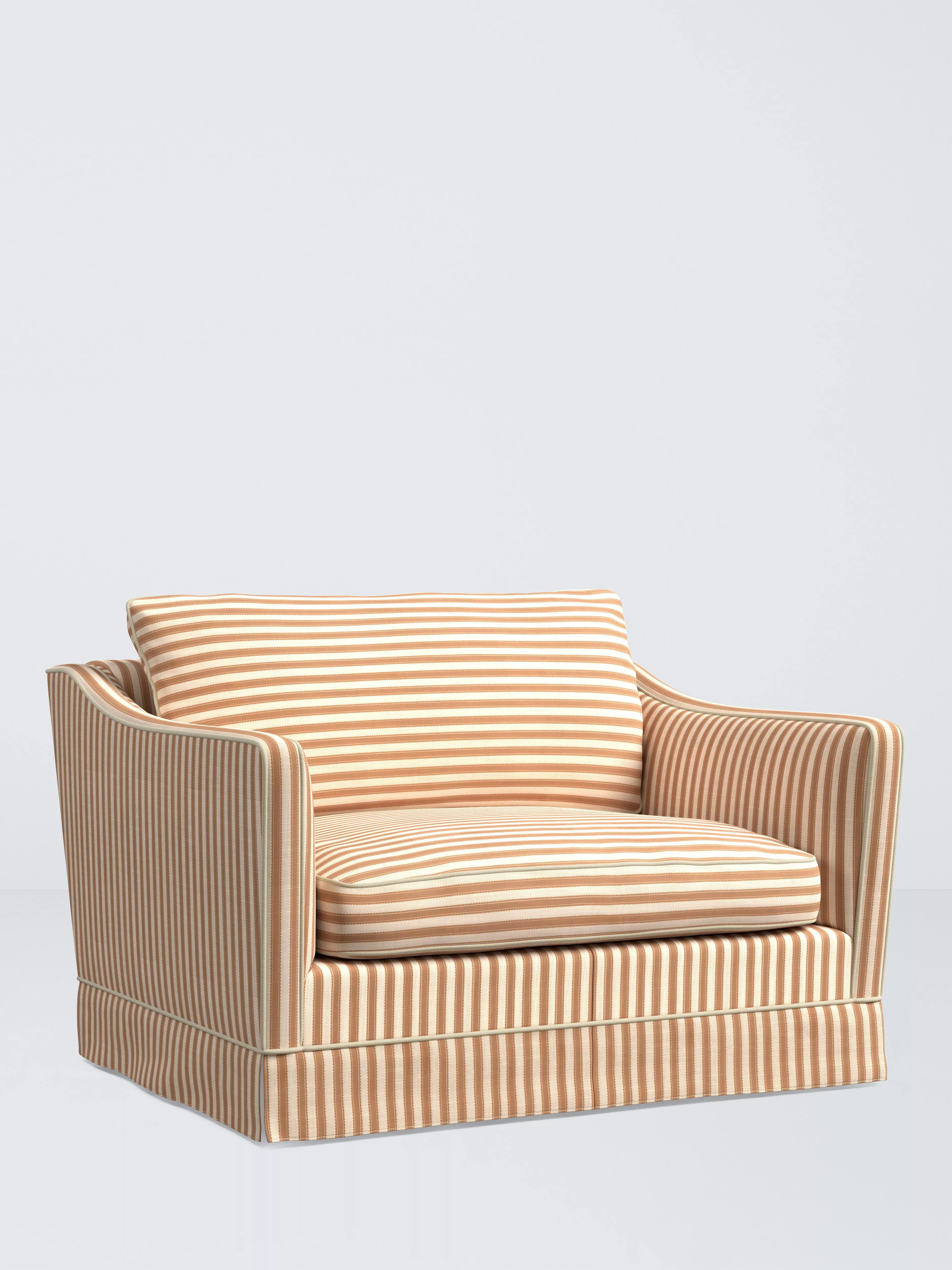 John Lewis x Sanderson Islington Pinetum Stripe Loveseat | John Lewis (UK)