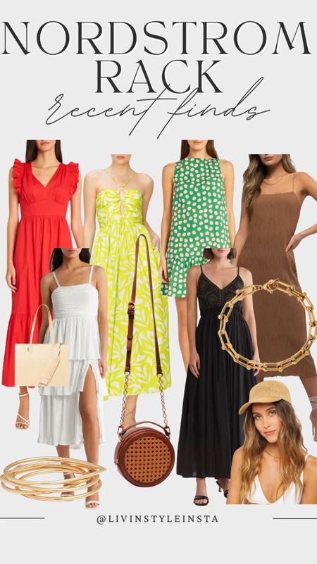 New arrivals from Nordstrom Rack! Lots of beautiful wedding guest or vacation dresses and accessories! 

#LTKVideo #LTKStyleTip #LTKSeasonal