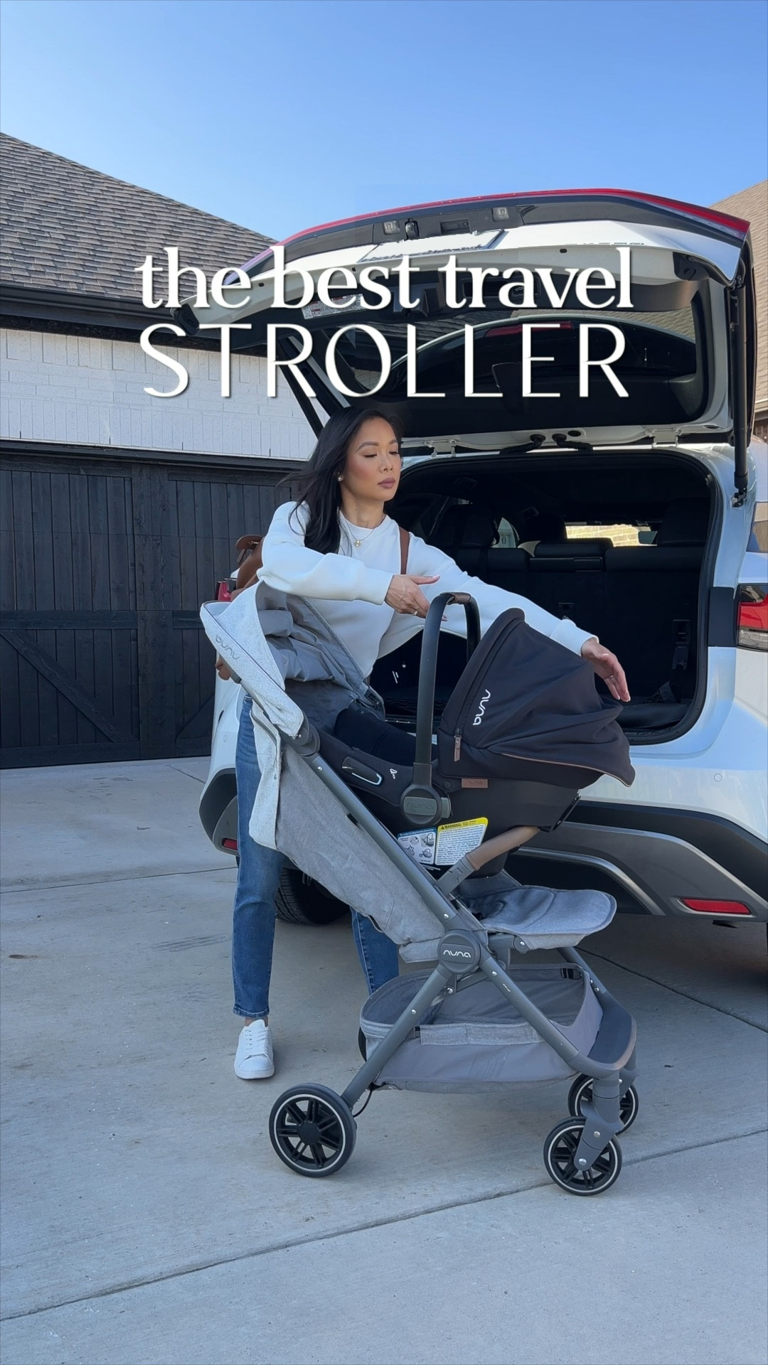 the best travel stroller on sale for the Nordstrom anniversary sale! Love this combo with the lightweight car seat that doesn’t need a base. I loved traveling with this solo and it made me life so easy! The stroller collapses with a push of a button  

#LTKxNSale 

#LTKBaby #LTKKids