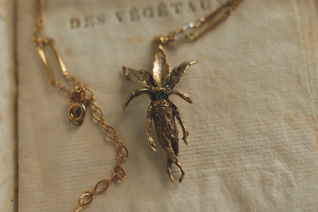 Mandrake Necklace,alraune,mandragora,witchcraft,ritual,magic,pagan Jewelry,occult,dark Jewelry,al... | Etsy (US)