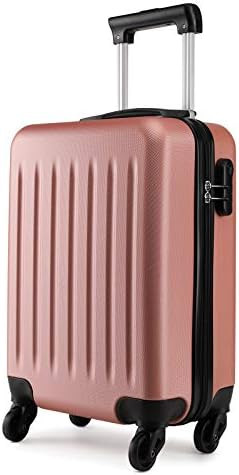 Carry-On Luggage Underseat 19inch with 360° Spinner Wheels, Aluminum Handle Lightweight Rolling ... | Amazon (US)