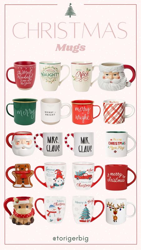 You all know how much I love my coffee mugs. These are perfect for the holiday season. #Amazon, #Target #Christmas #Mug.

#LTKHoliday #LTKhome #LTKGiftGuide