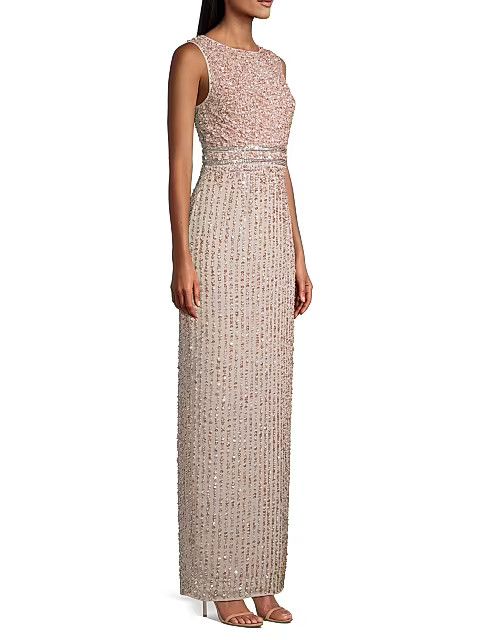 Beaded Column Gown | Saks Fifth Avenue